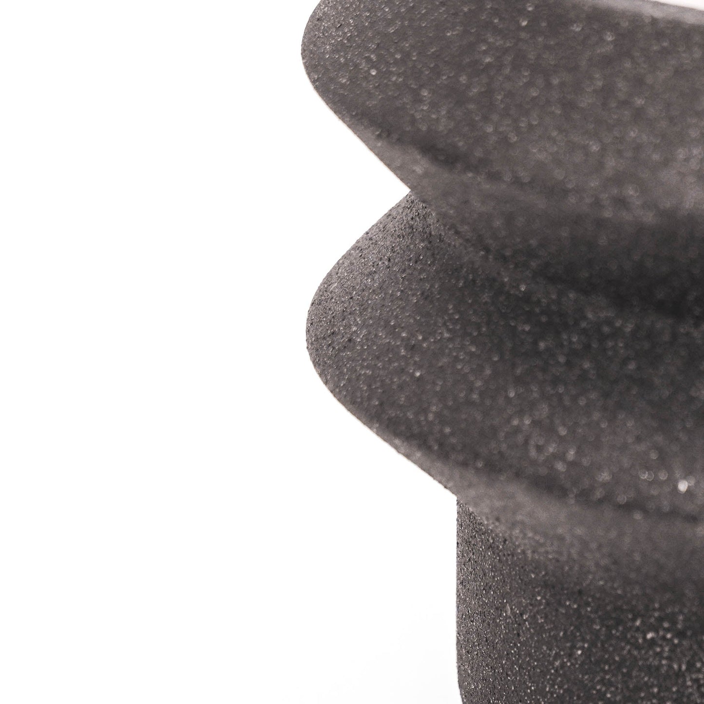 HV Organische Vorm Pot - Black - 19x19x13cm