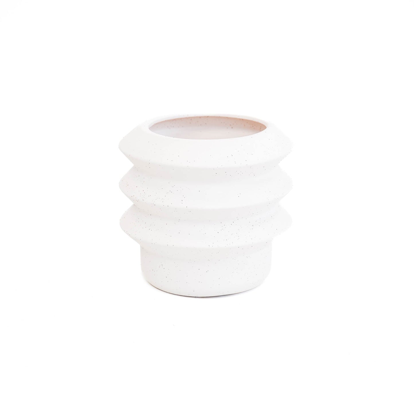 HV Organische Vorm Pot - Wit -19x19x17cm