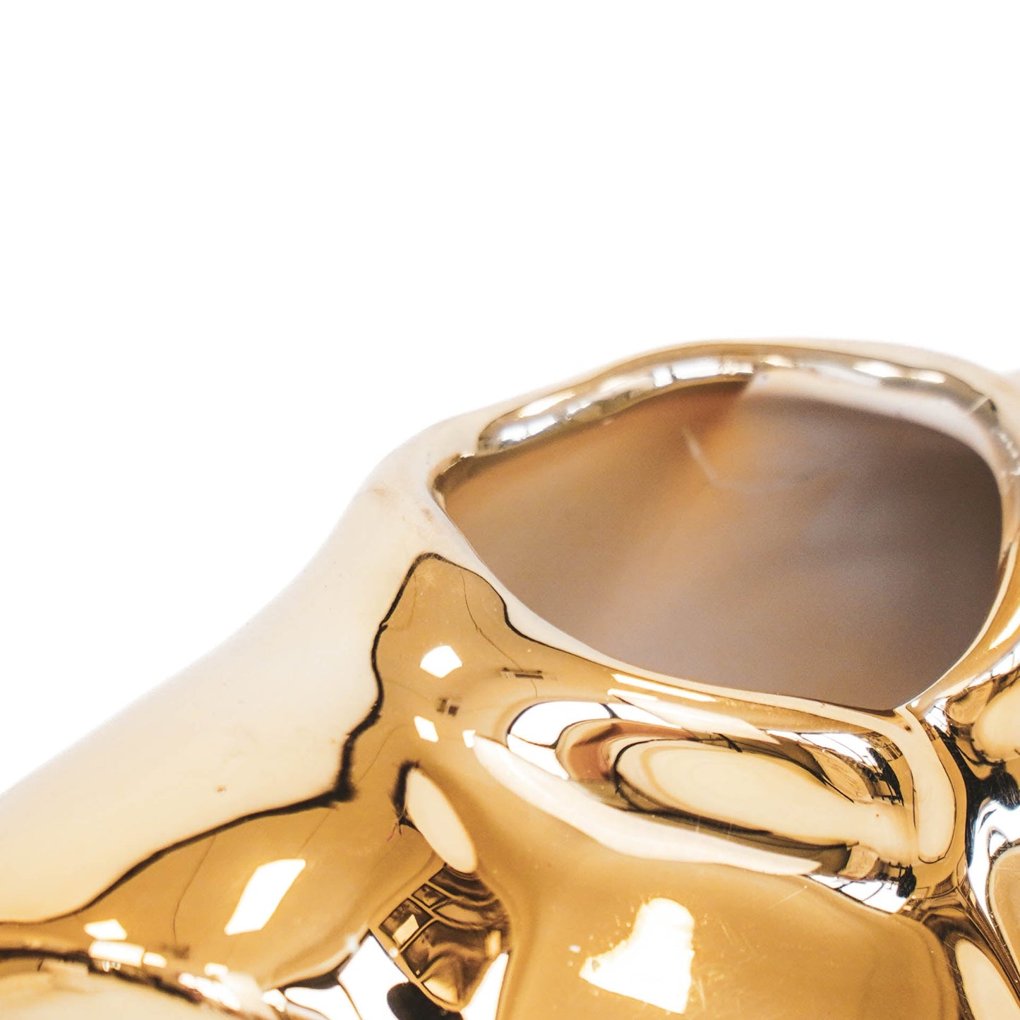 HV Mannen Body Vaas - Goud - 15x9x24cm