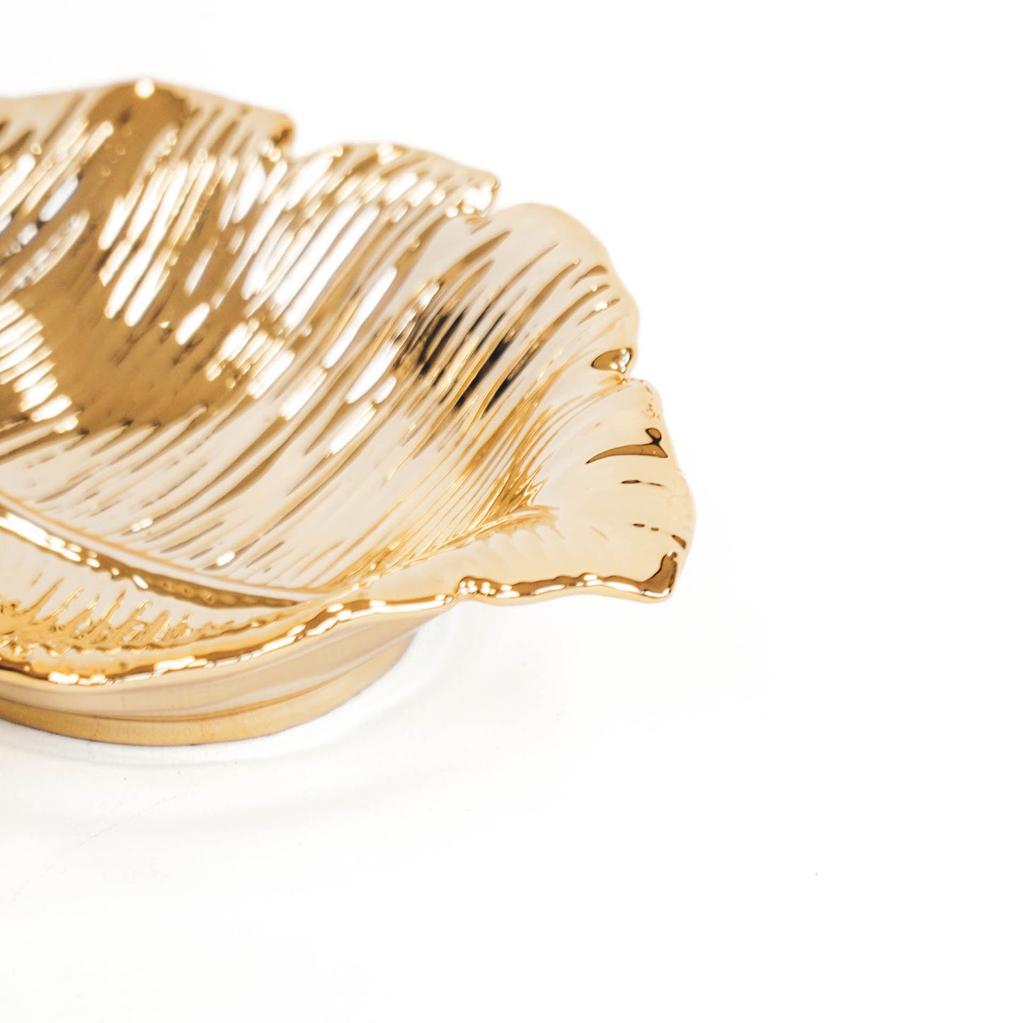 HV Blad Bord - Goud - 14x12x3,5cm