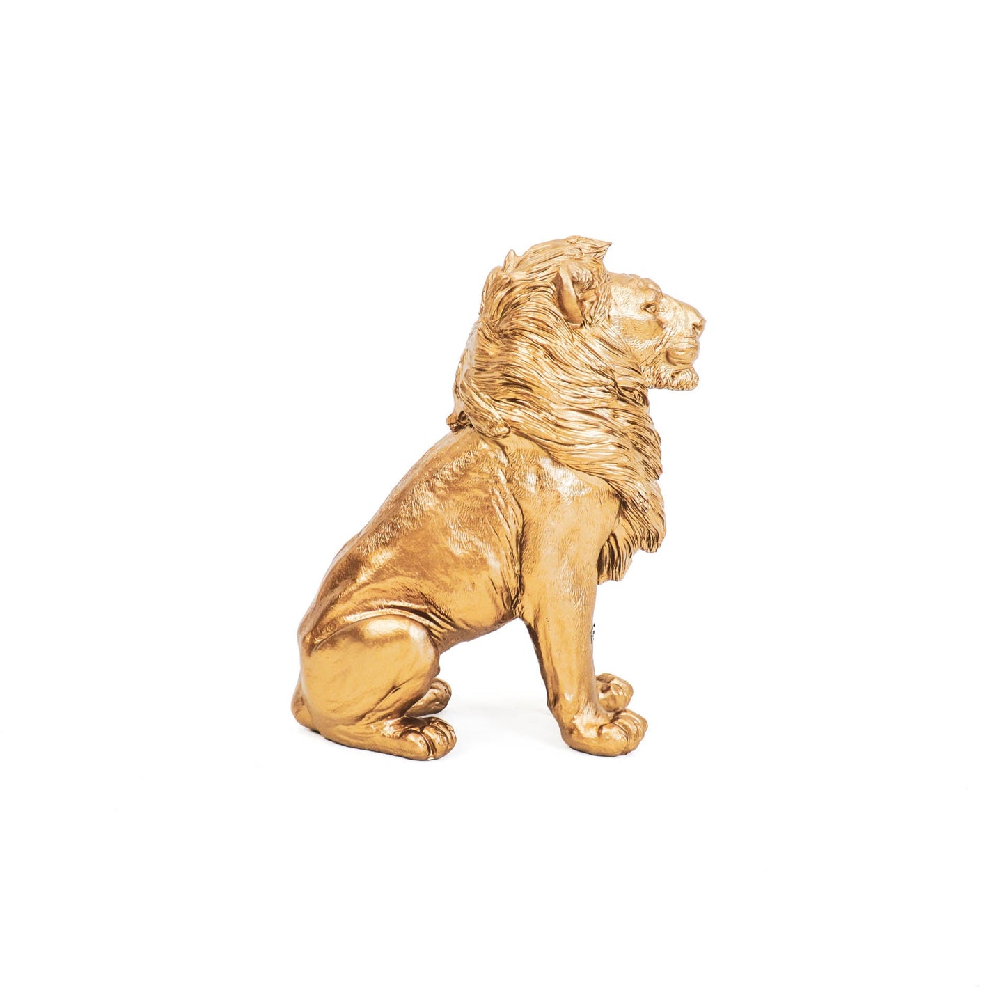 HV Zittende Leeuw - Goud - 16x22x31cm