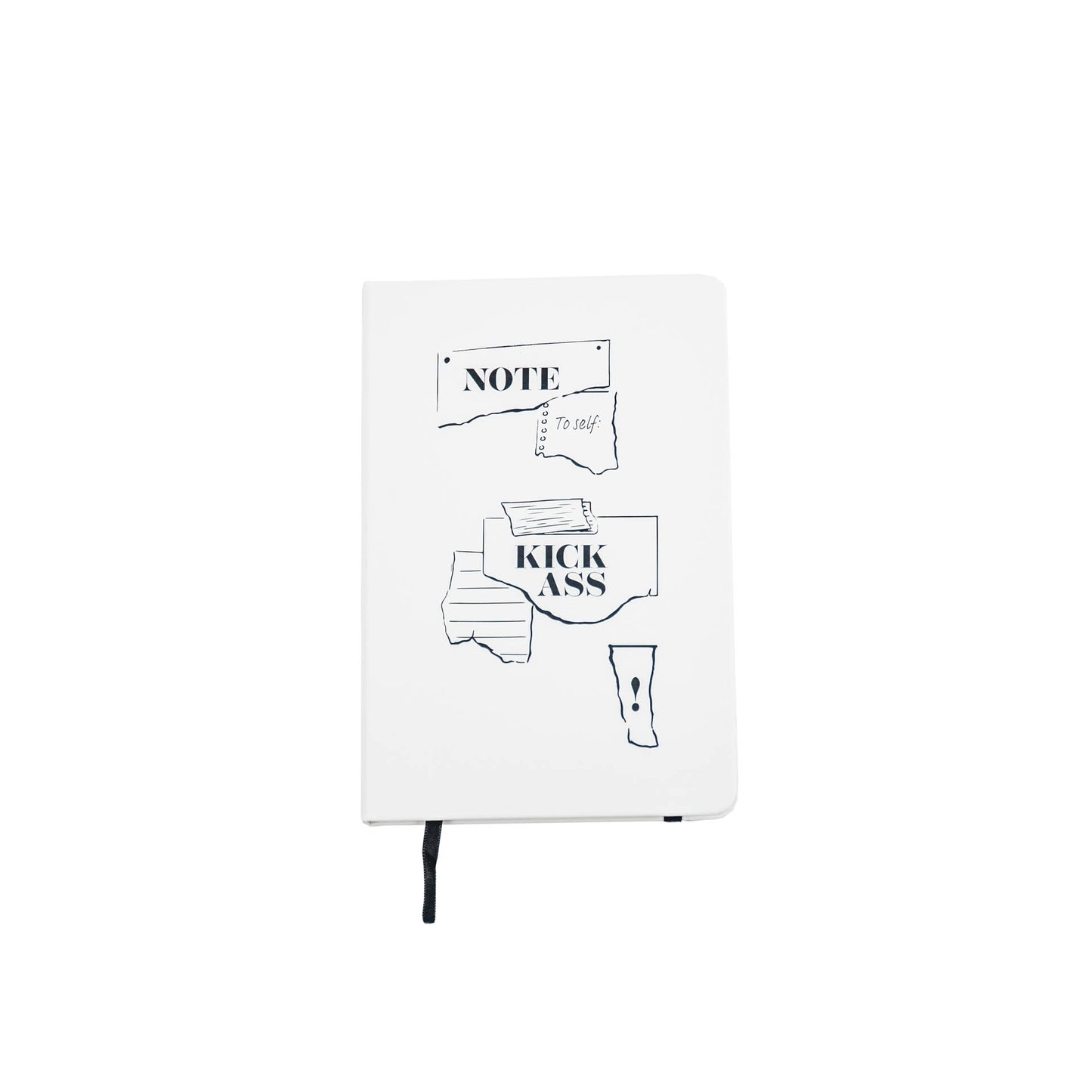 HV Kick ass Notitieboek - Wit - A5