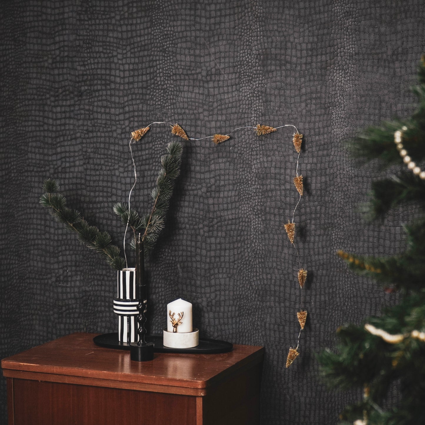 HV Kerstboom Sllinger - Goud - 6x130cm