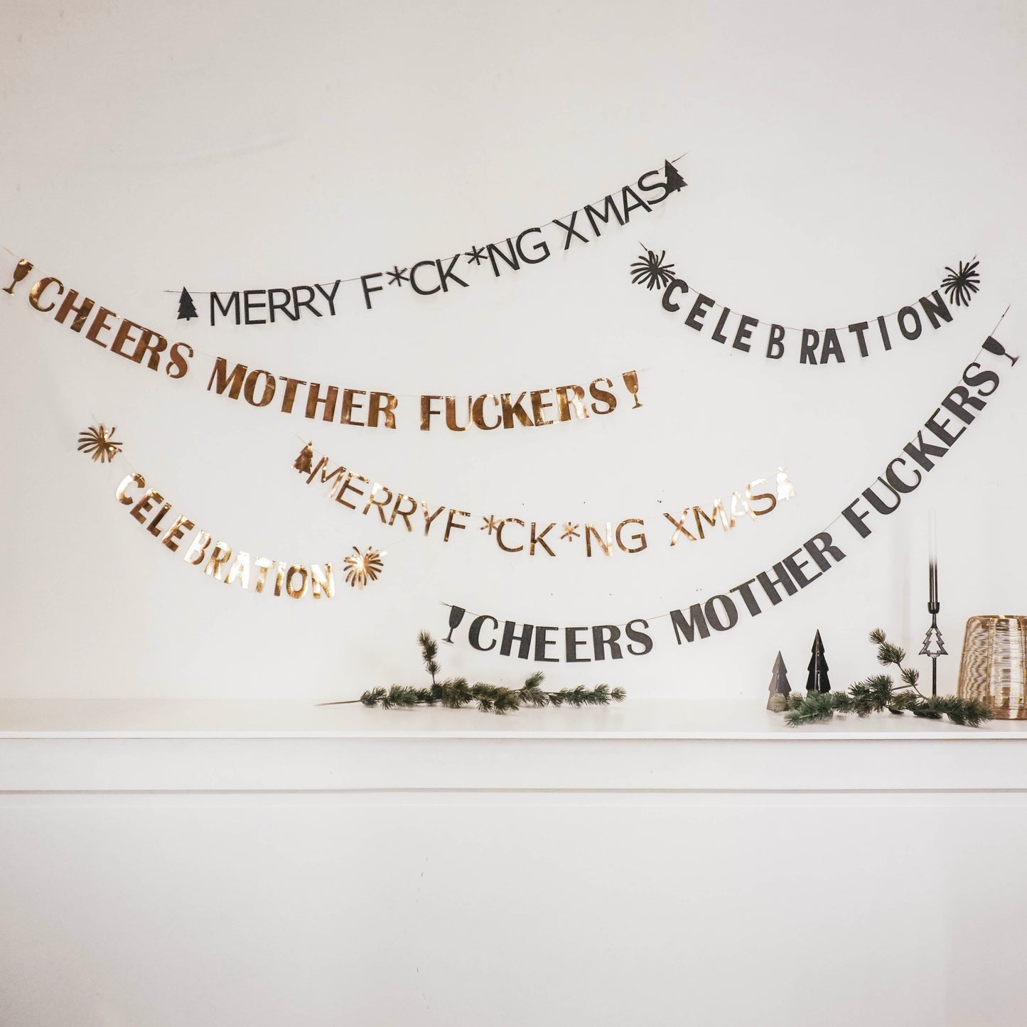 HV Celebration Slinger - Zwart - 160 cm