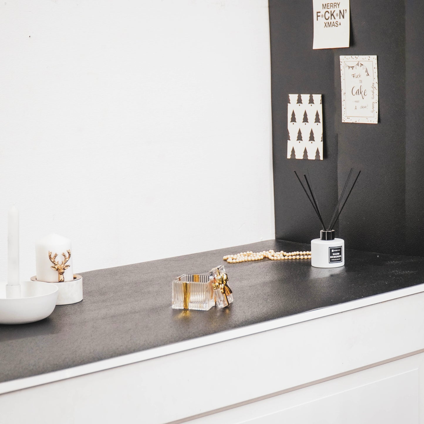 HV Glazen Box met Strik - 7.3x6.3cm