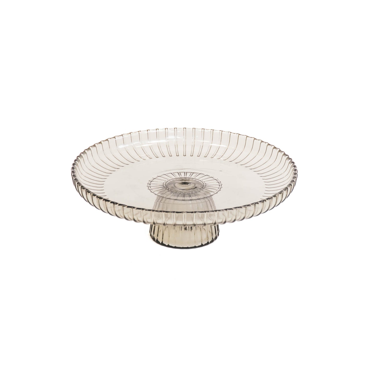 HV Super Schaal - Smokey Glas - 22x7cm