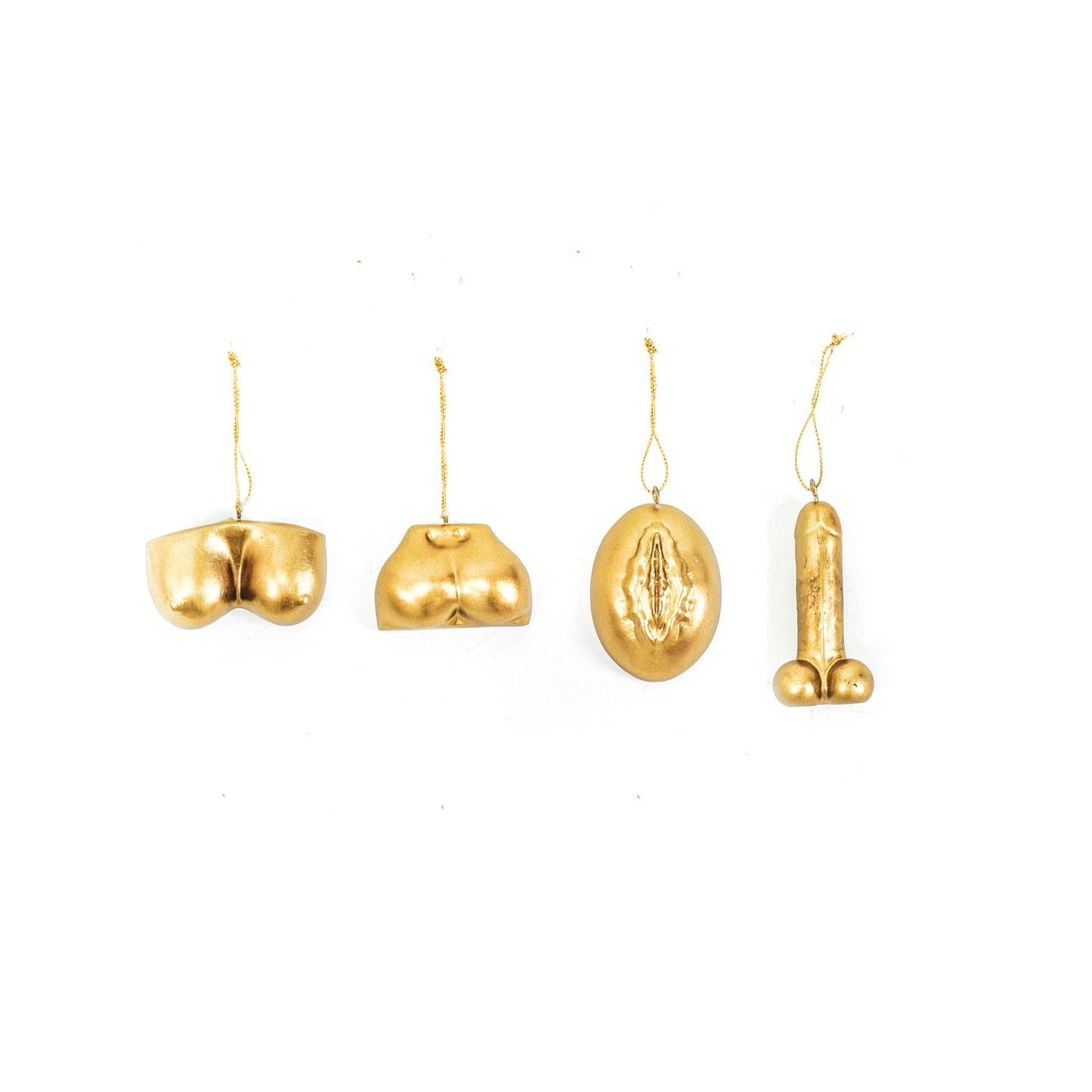 HV Body Hangers - Goud - Set van 4