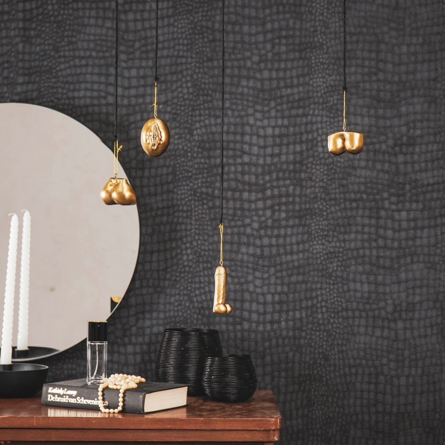 HV Body Hangers - Goud - Set van 4
