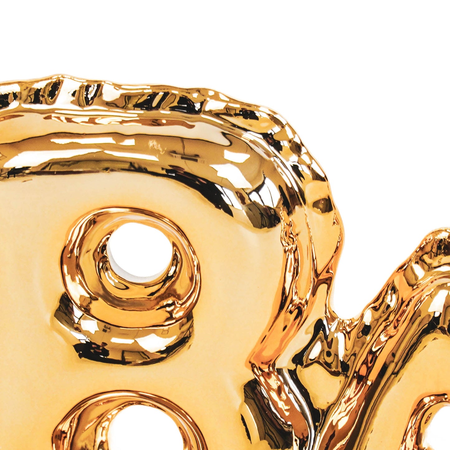 HV Badass Ballon Ornament - Goud - 31.5x4x9.8cm