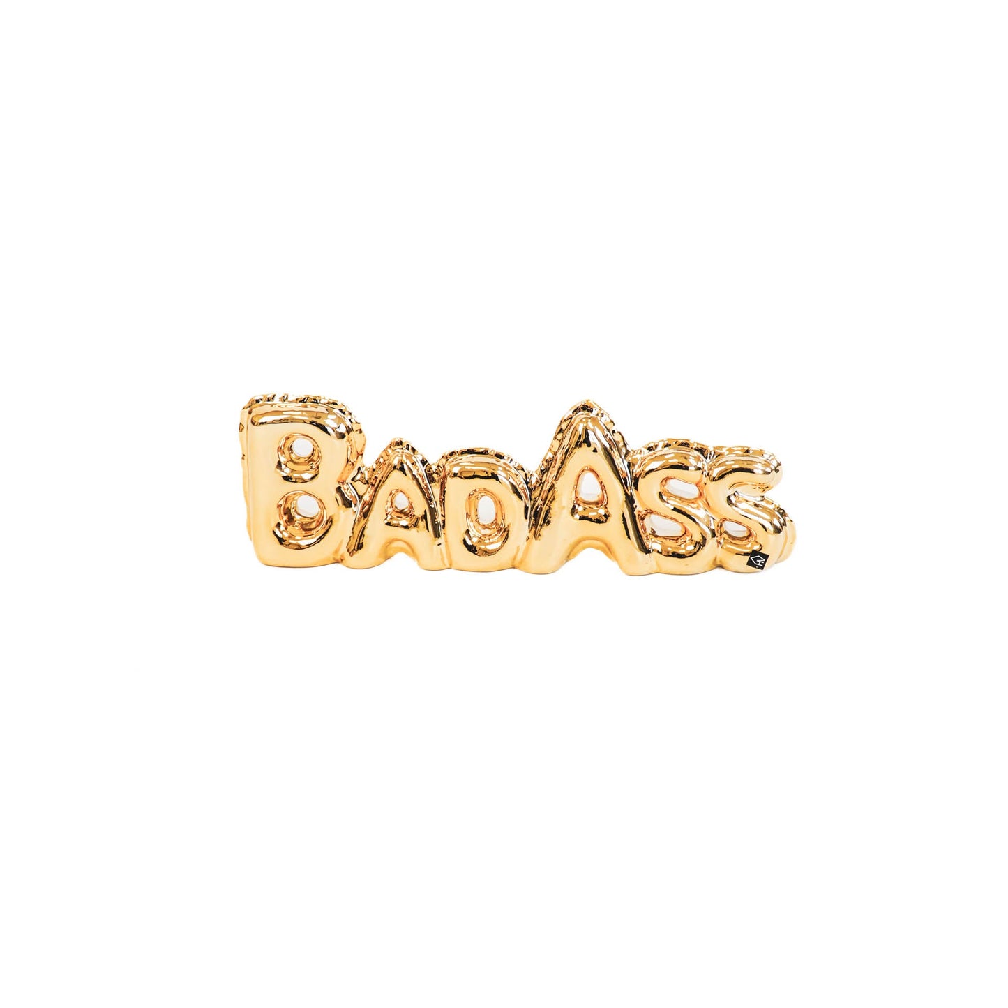 HV Badass Ballon Ornament - Goud - 31.5x4x9.8cm