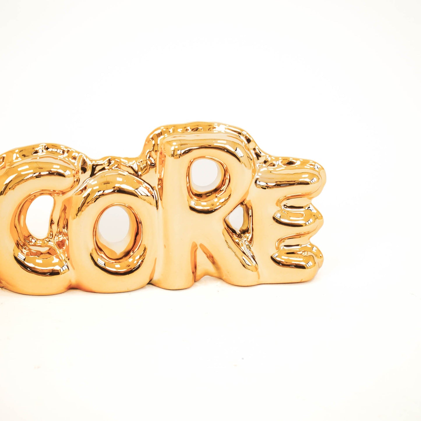 HV Hardcore Ballon Ornament - Goud - 33.4x3.8x9.8 cm
