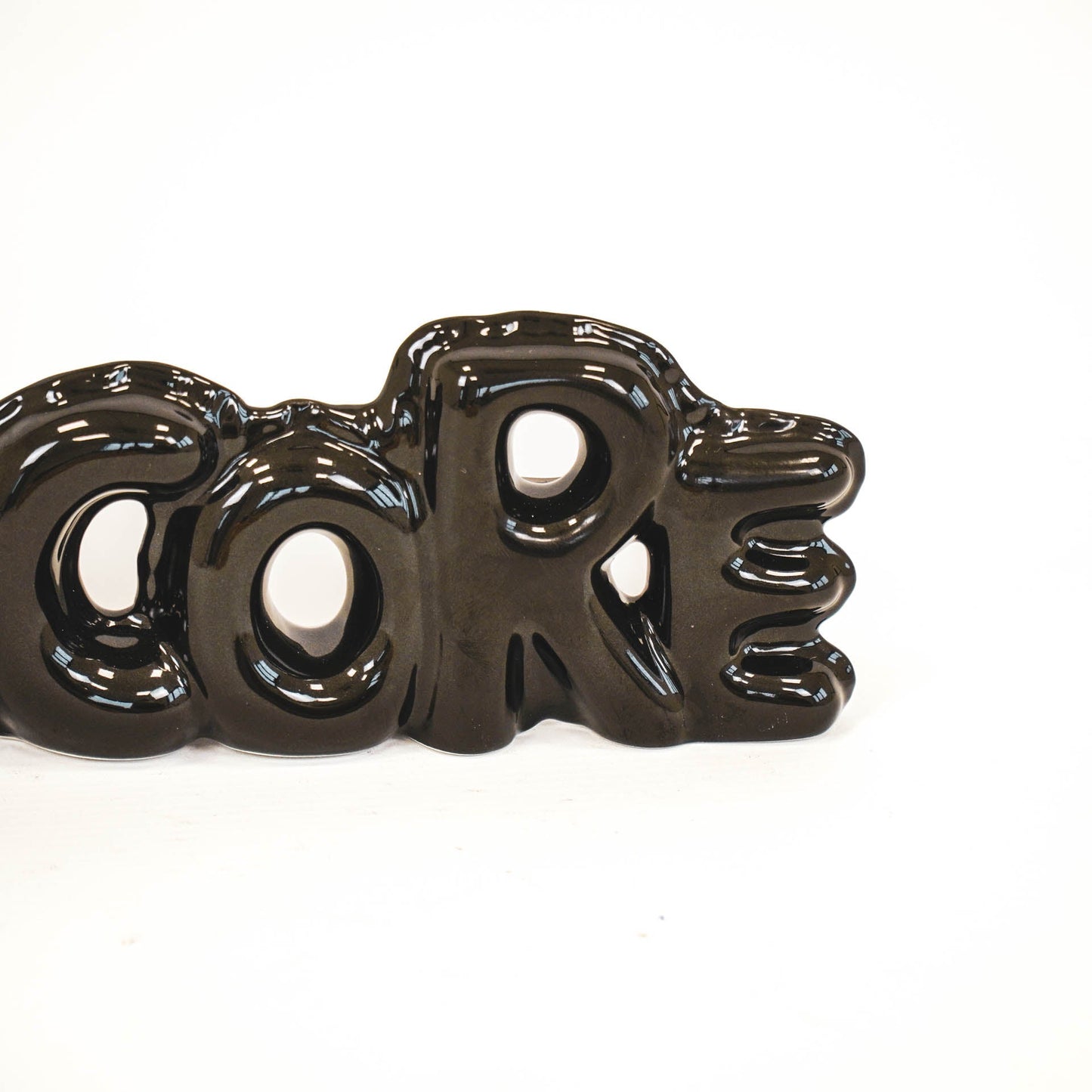 HV Hardcore Ballon Ornament - Zwart - 33.4x3.8x9.8cm