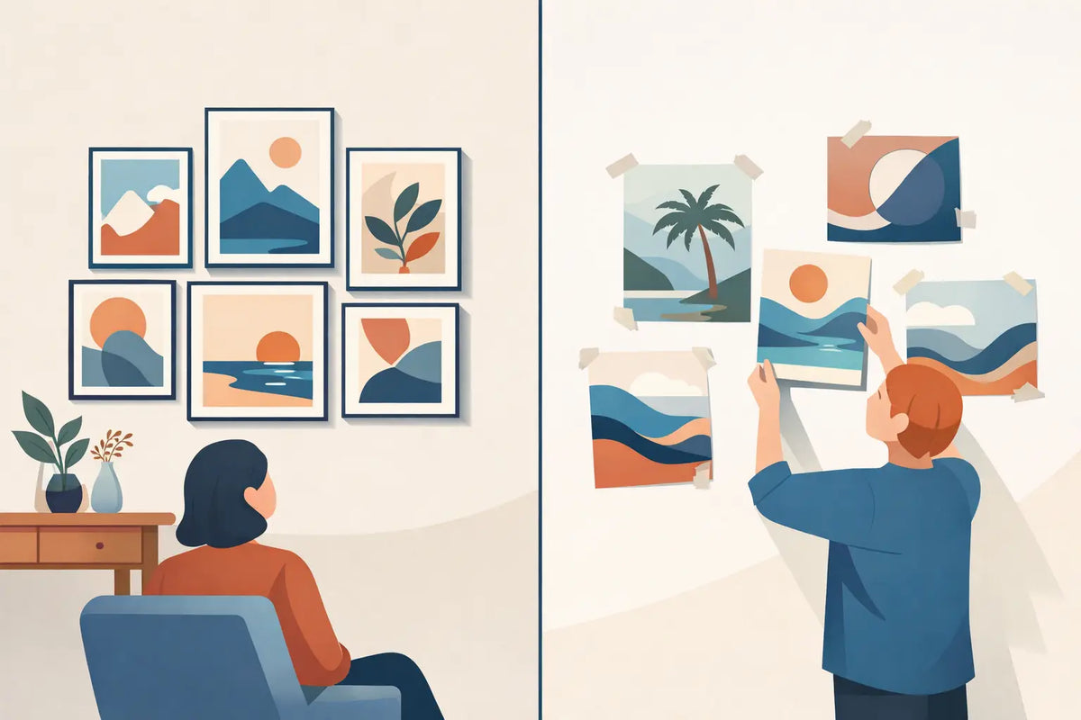 Posterwand of losse prints: wat past bij jou?