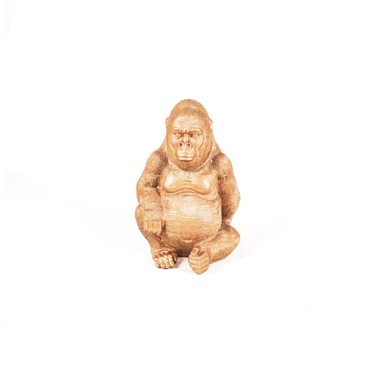 Housevitamin Gorilla Aap - Goud - 24x26x36,5 cm