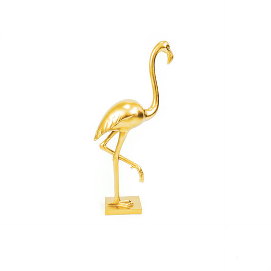 Housevitamin Flamingo - Goud- 12x10x49.5 cm