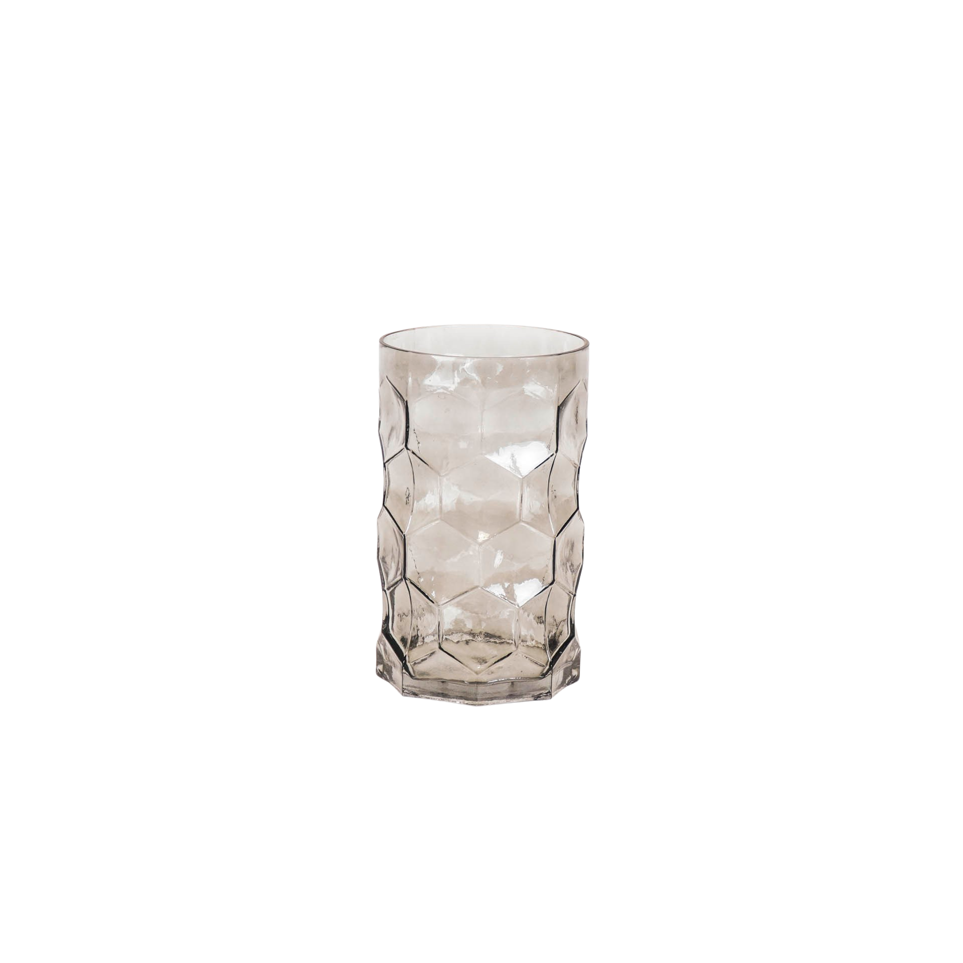 Vaas - Patroon - Smokey - Glas - 15x24,5cm
