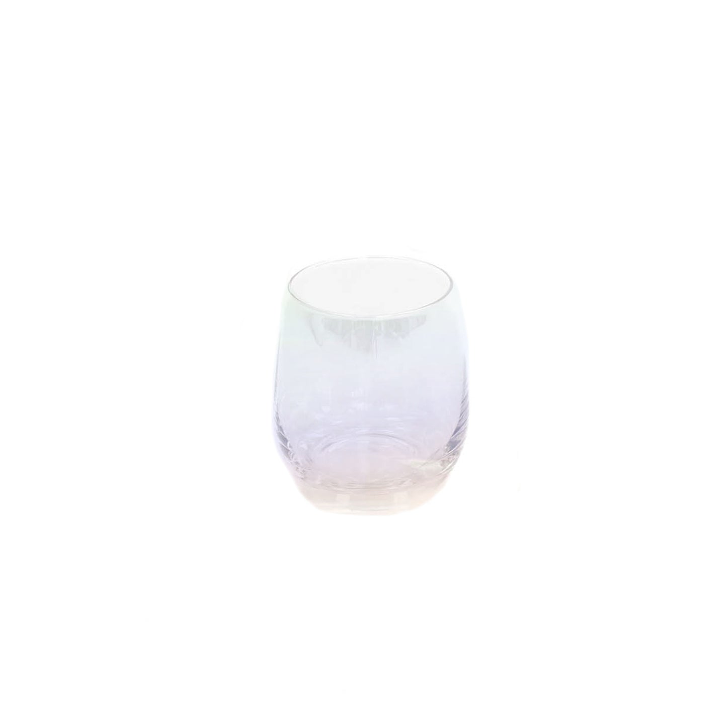Regenboog Waterglazen - Glas - Meerkleurig - S2 - 8,5x 9,5cm