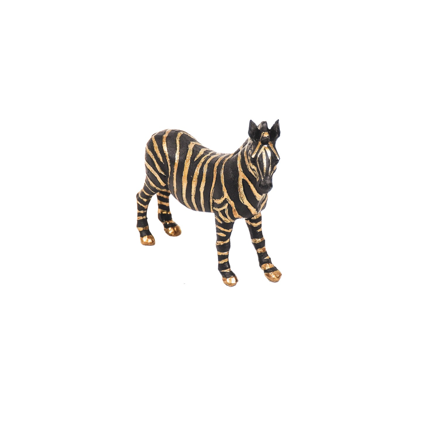 Housevitamin Zebra - Zwart/Goud - 13,5x4x12cm