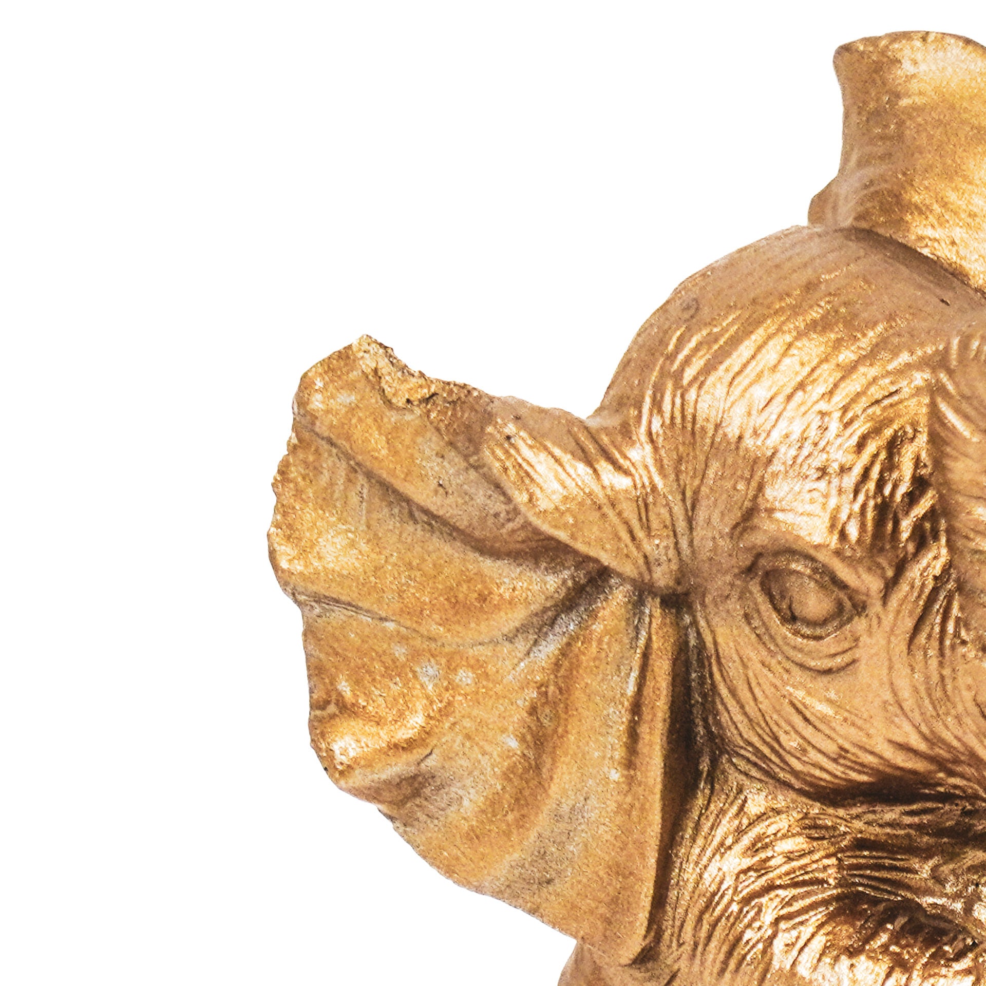 Ornament - Olifant - Polyresin - Goud  - 7x7x11cm