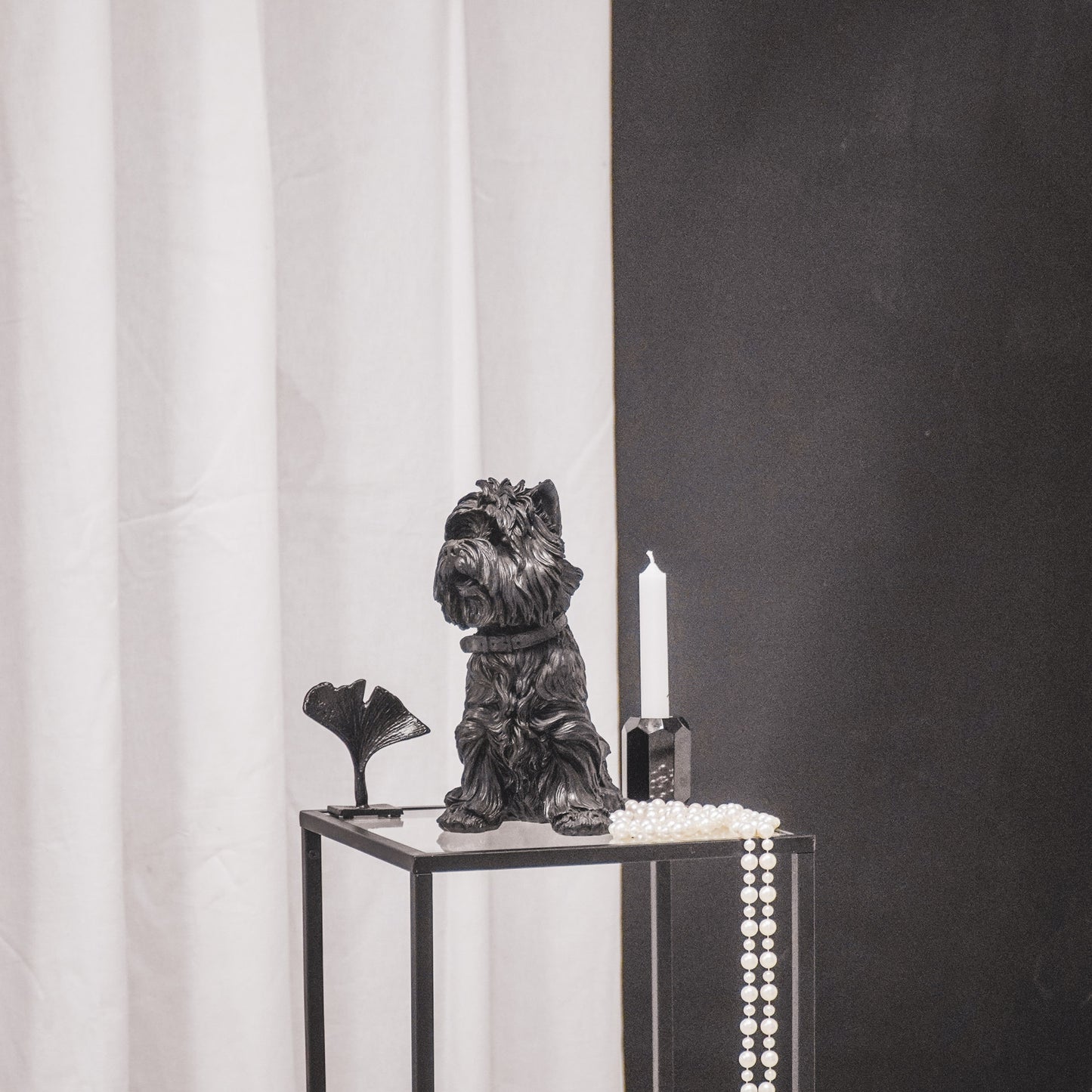 Housevitamin Terrier Hond - Zwart - 22,5x16,5x27,5cm