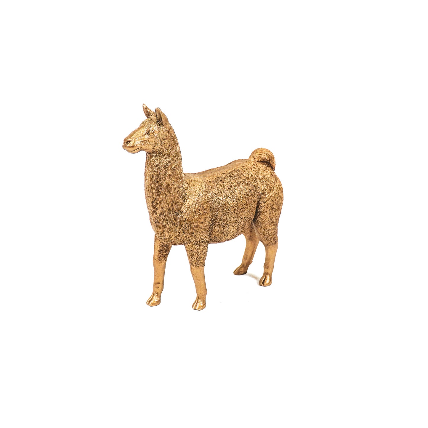 Housevitamin Lama - Goud - 19x7,5x22,5cm