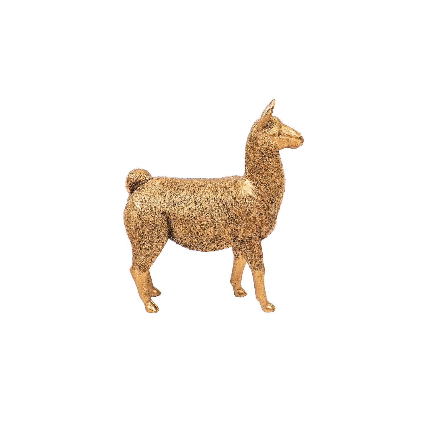 Housevitamin Lama - Goud - 19x7,5x22,5cm
