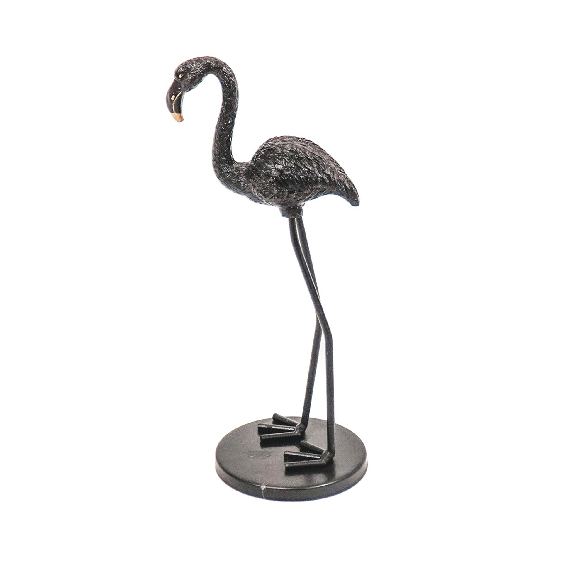 Flamingo Zwart - 9x7,5x19,5cm
