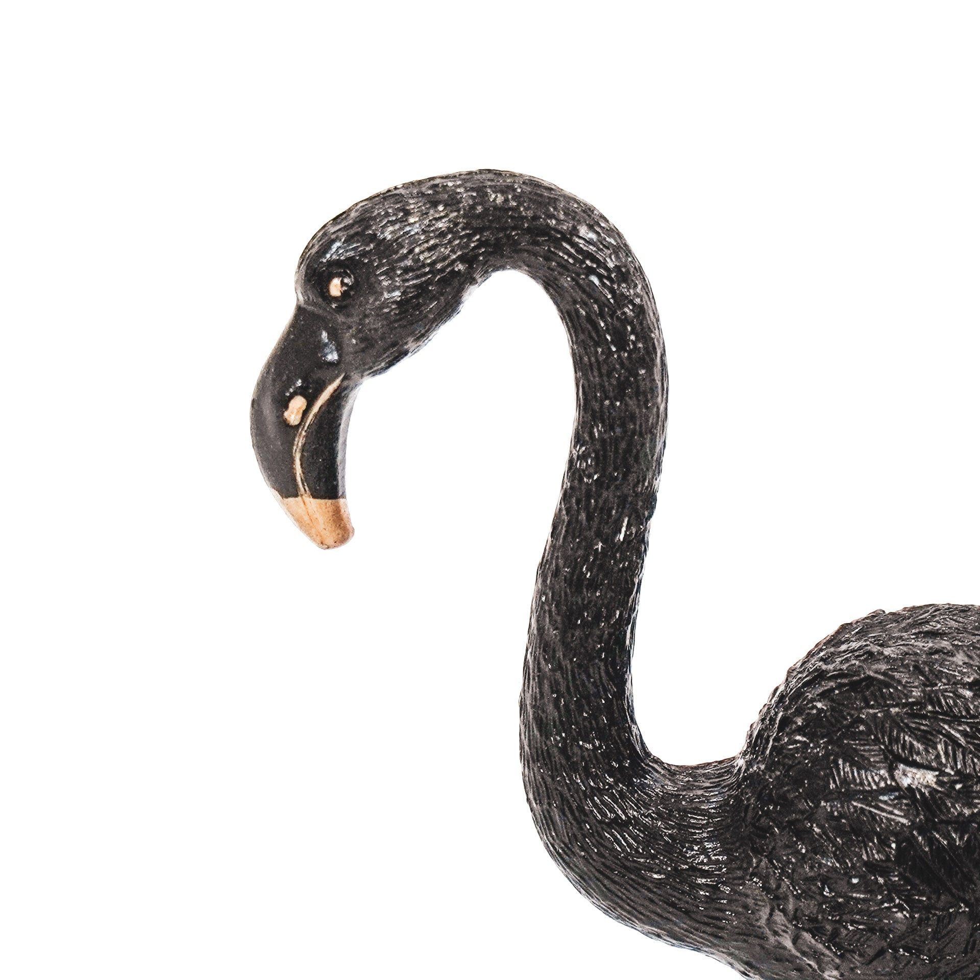 Flamingo Zwart - 9x7,5x19,5cm