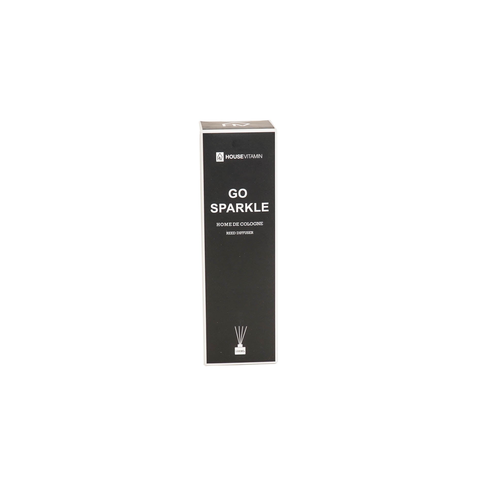 Geurstokjes - 100 ml - Go Sparkle - 7 x 7 x 20 cm
