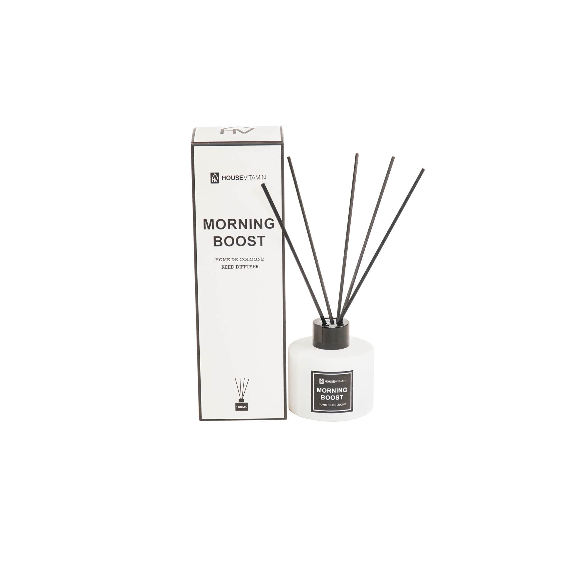 Geurstokjes - 100 ml - Morning Boost - 7 x 7 x 14 cm
