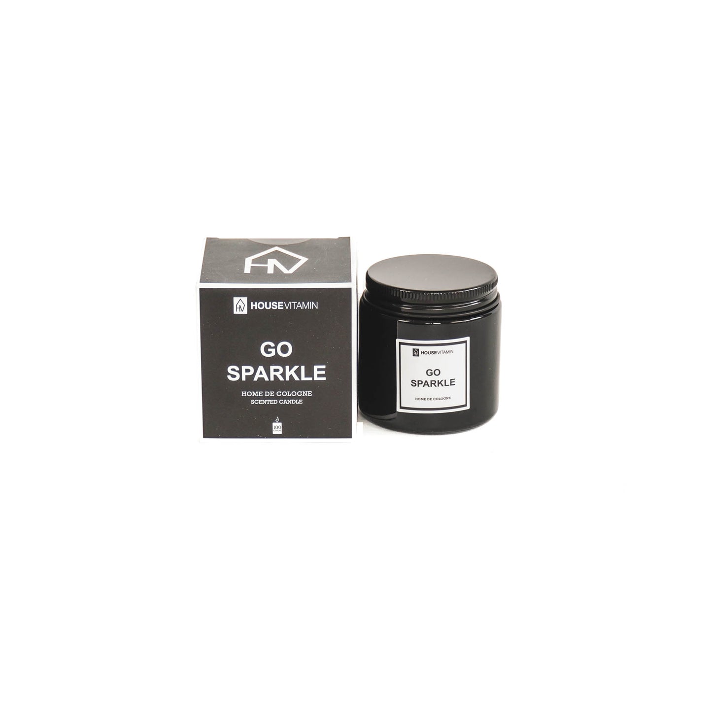 Housevitamin Home de Cologne Geurkaars - 100gr - Go Sparkle