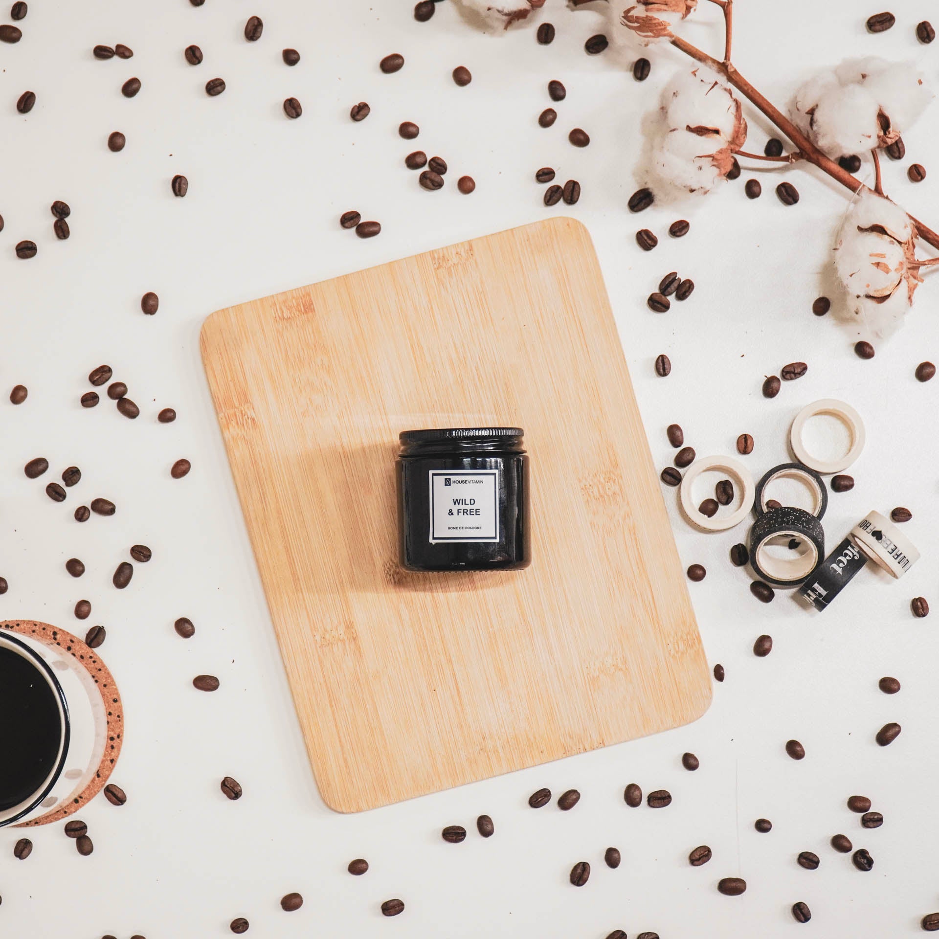 Geurkaars - 100gr - Wild and free