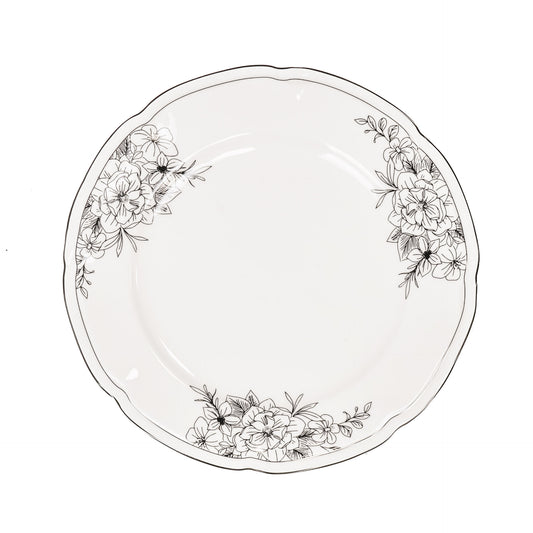 Diner Bord - Les Fleurs - Newbone China - Ø26cm