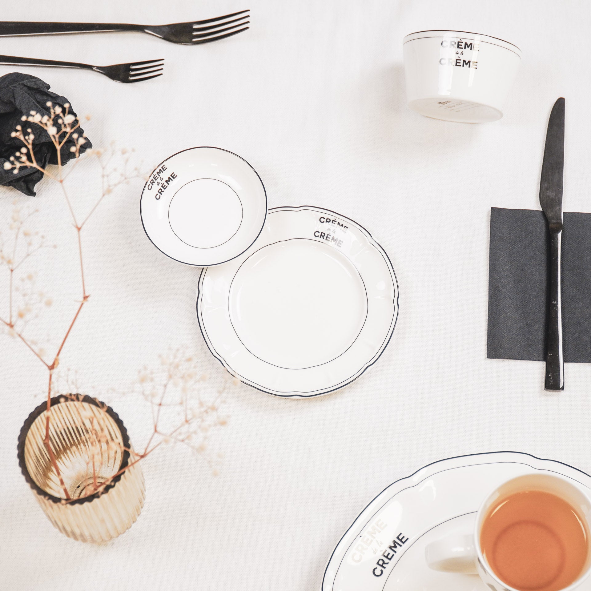 Gebaksbord - Crème de la Crème - Newbone China - Ø15cm