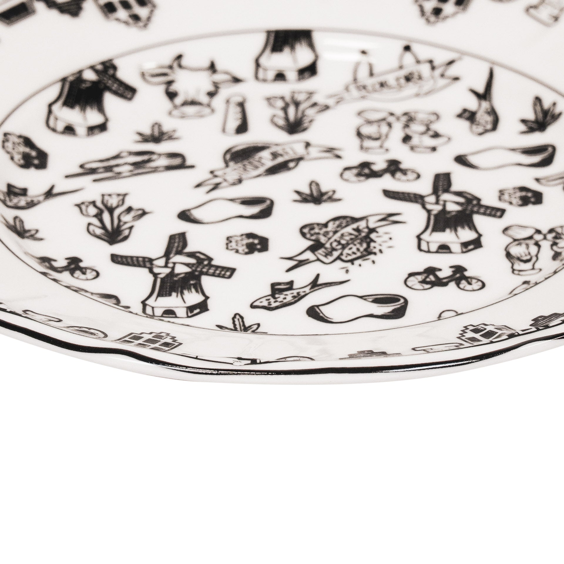 Housevitamin Gebaksbord- Dutch Black- Ø15cm