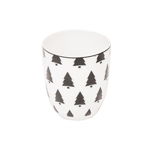 Drinkbeker - Kerstboom - Newbone China - 8,5x5x10cm