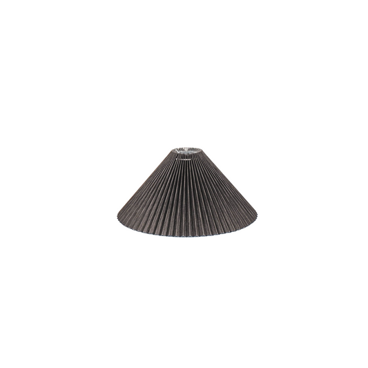 Lampenkap - Plissé - Polyester - Zwart -  8x35x17 cm