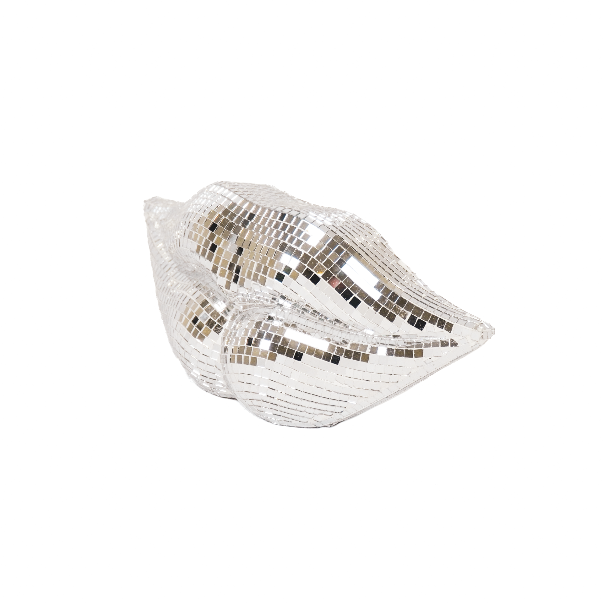 Housevitamin Disco Lips - Silver - 29x10x13,5cm