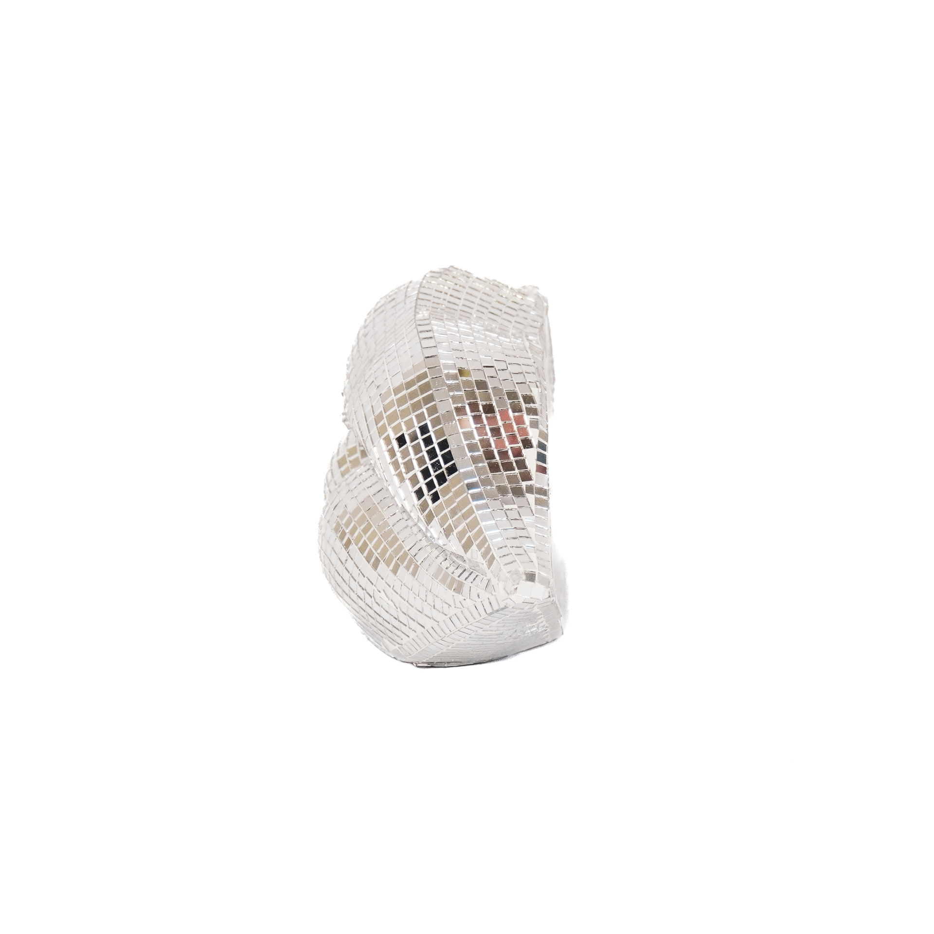 Housevitamin Disco Lips - Silver - 29x10x13,5cm