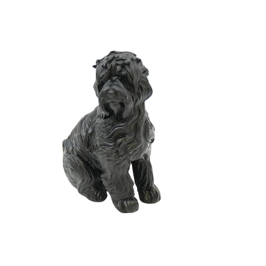 Ornament - Labradoodle - Polyresin - Zwart - 10,5x5x9cm