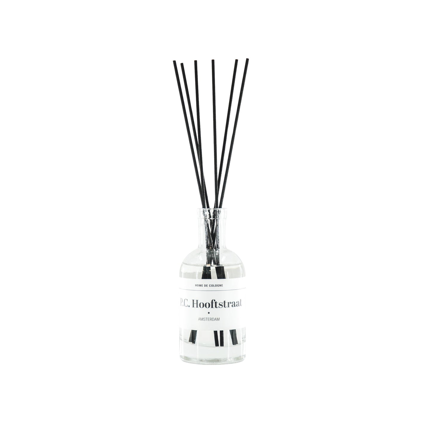 Geurstokjes - Reed Diffuser Amsterdam - Glas- 100ml - 7x20cm