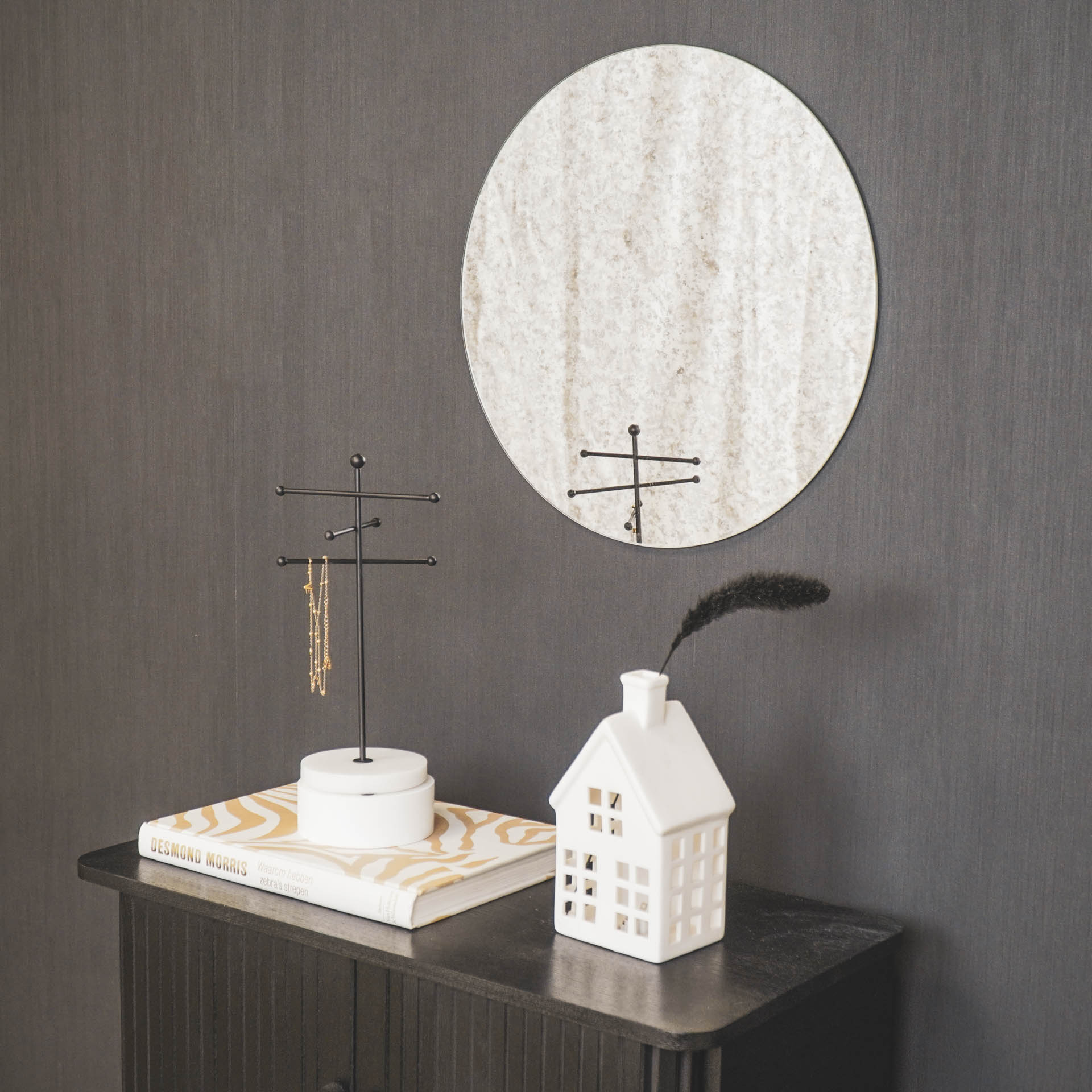 Spiegel - Rond - Smokey Glas - 40x1x40m