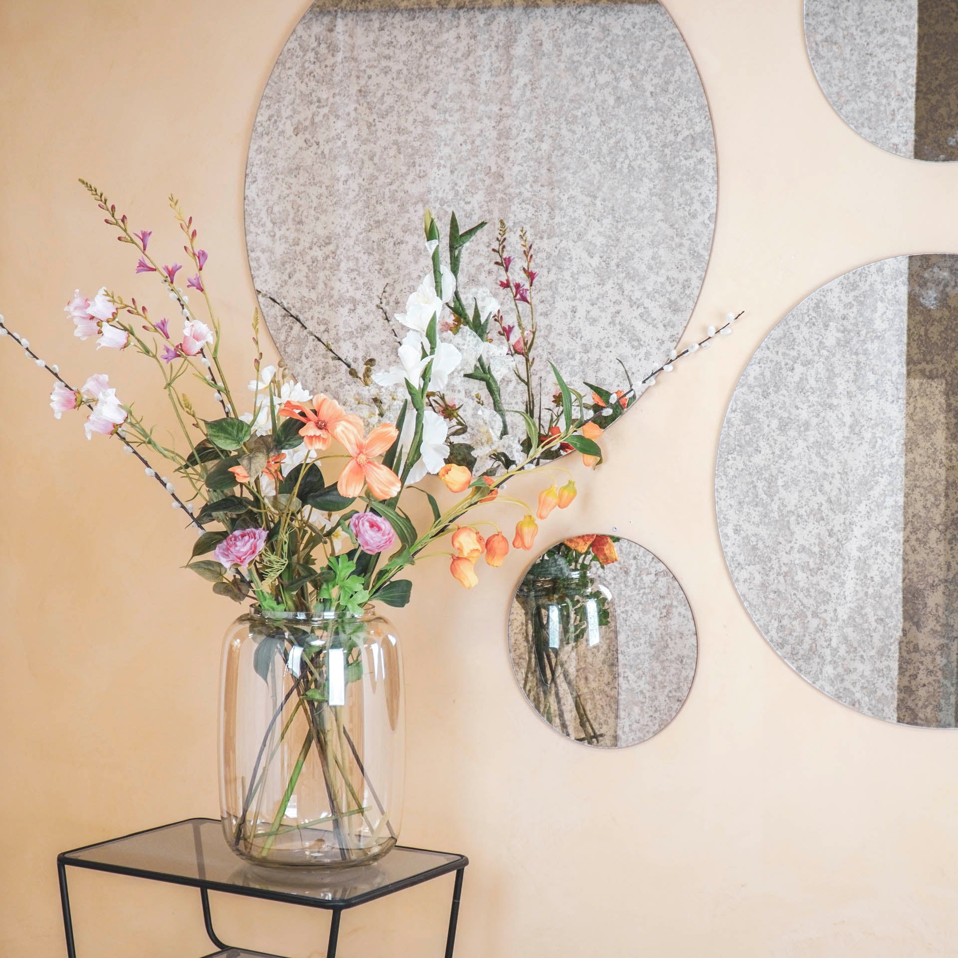 Spiegel - Rond - Smokey Glas - 40x1x40m