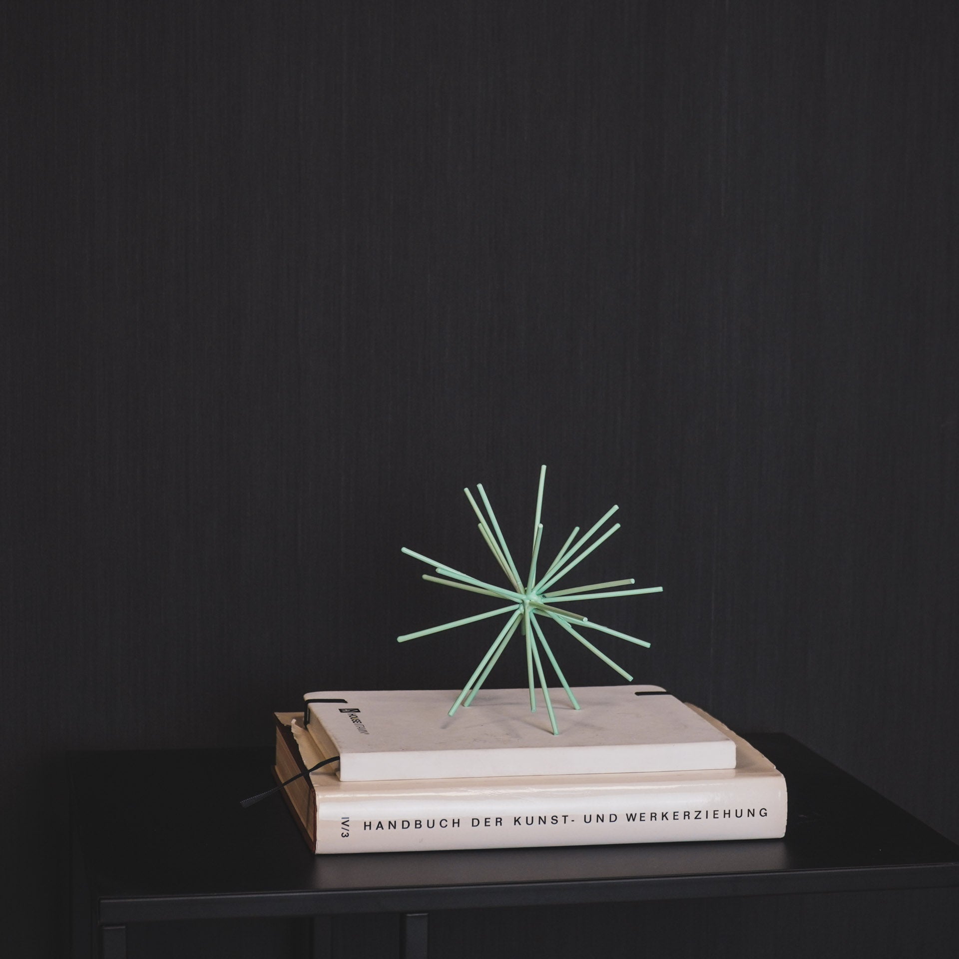 Ornament - Vuurwerk - Metaal - Mint Groen - 15x15x15cm