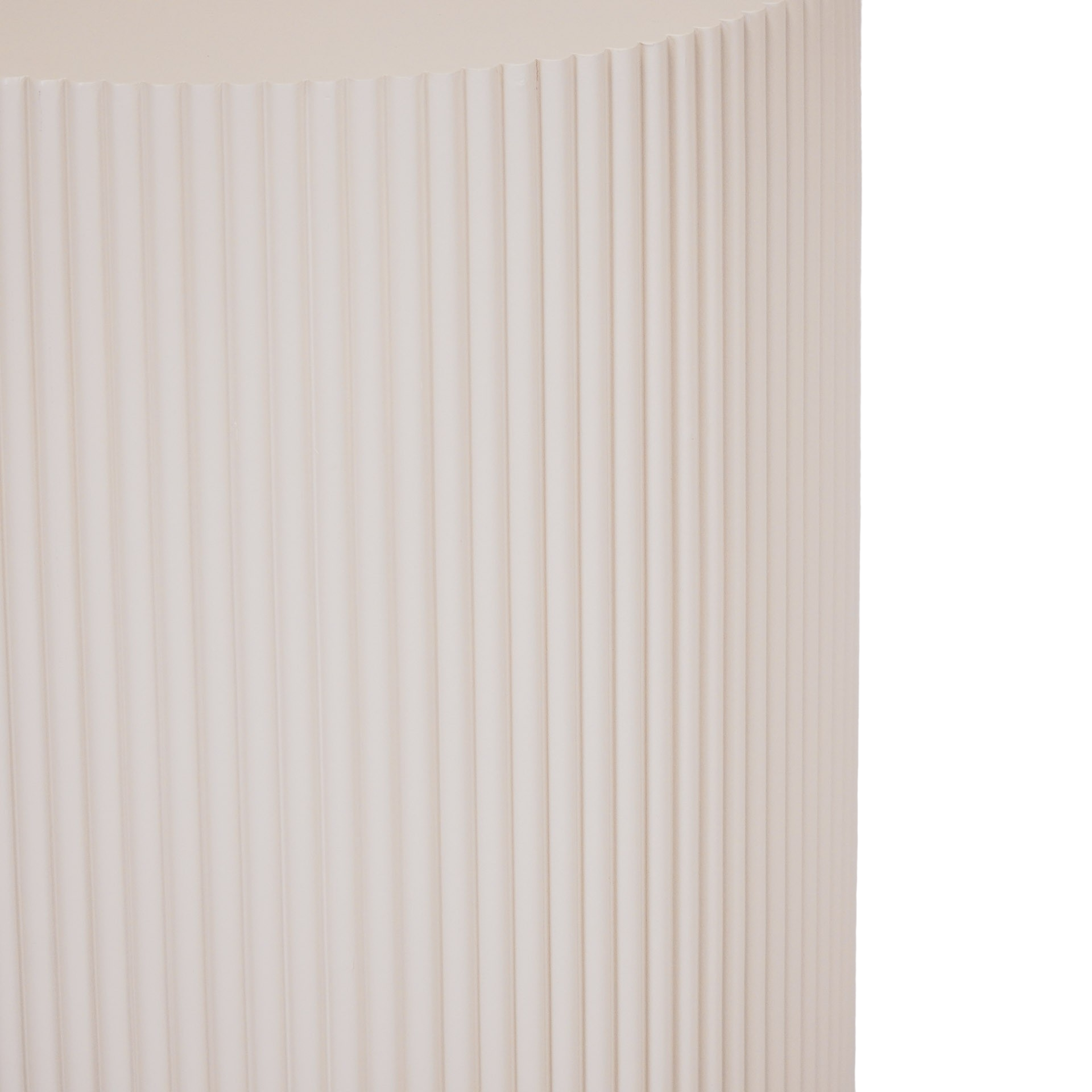 Bijzettafel /Pilaar- Cilinder- MDF - Zand - 30x30x65cm