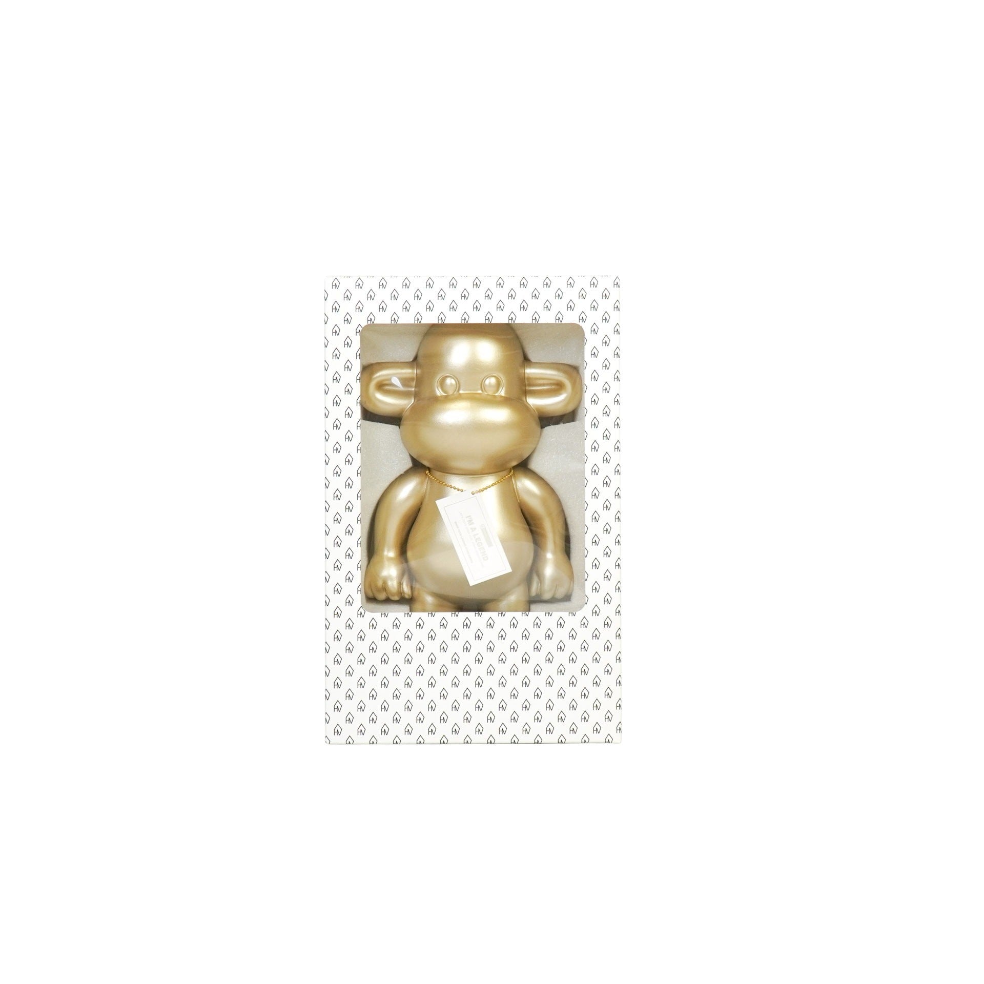 Ornament - Aap Beeld 'The Legend' - Goud - 20,5x13,5x35cm