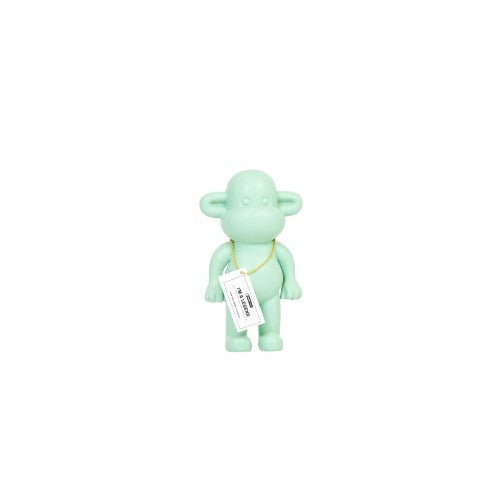 Ornament - Aap Beeld 'The Legend' - Polyresin - Mintgroen - 11x7x19cm