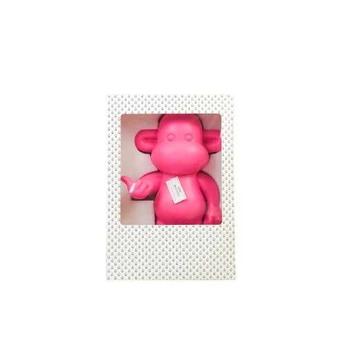 Ornament - Hang loose Aap Beeld 'The Legend'  - Polyresin - Roze - 33x21x50cm