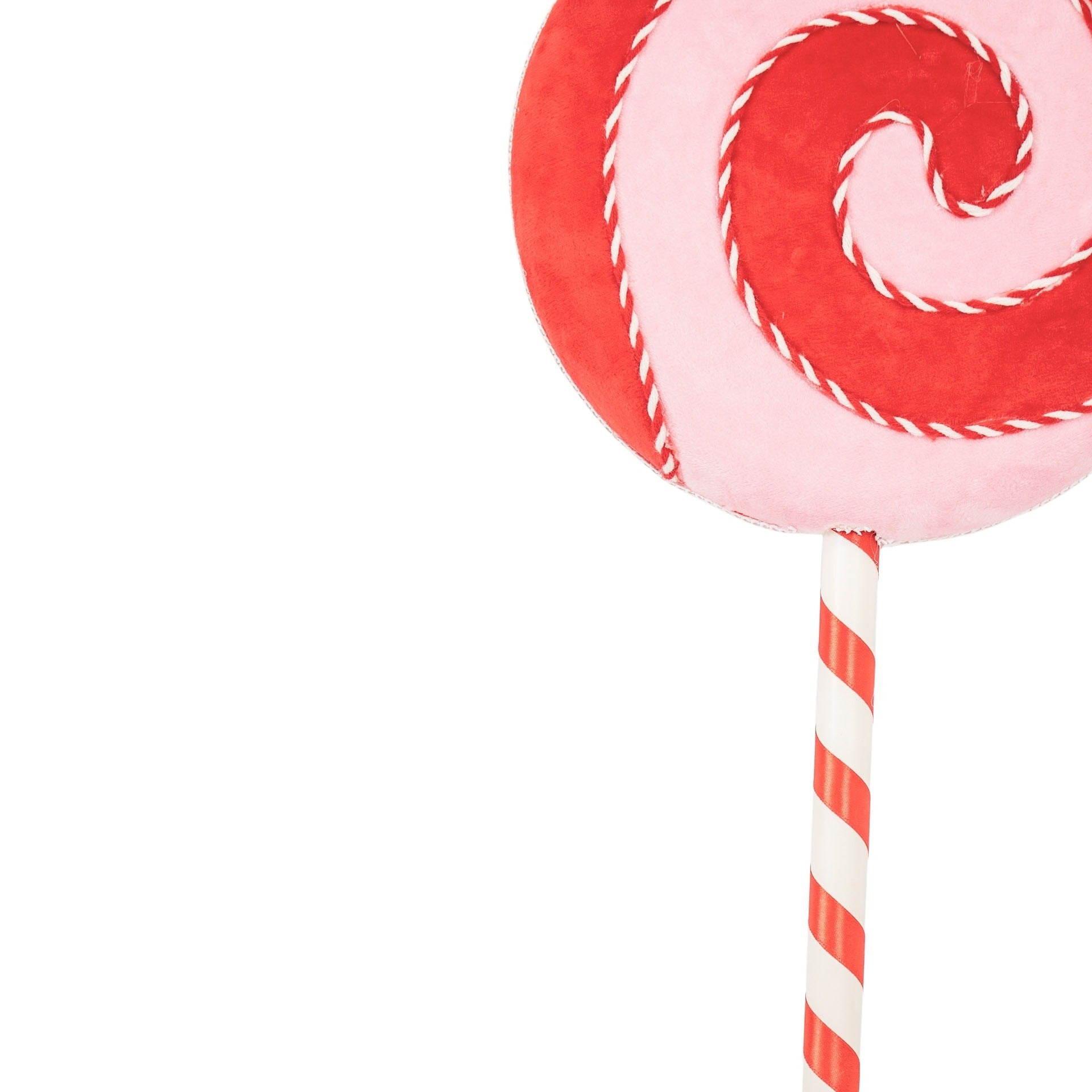 Decoratie - Lolly- Foam- Roze / Rood -25x63cm