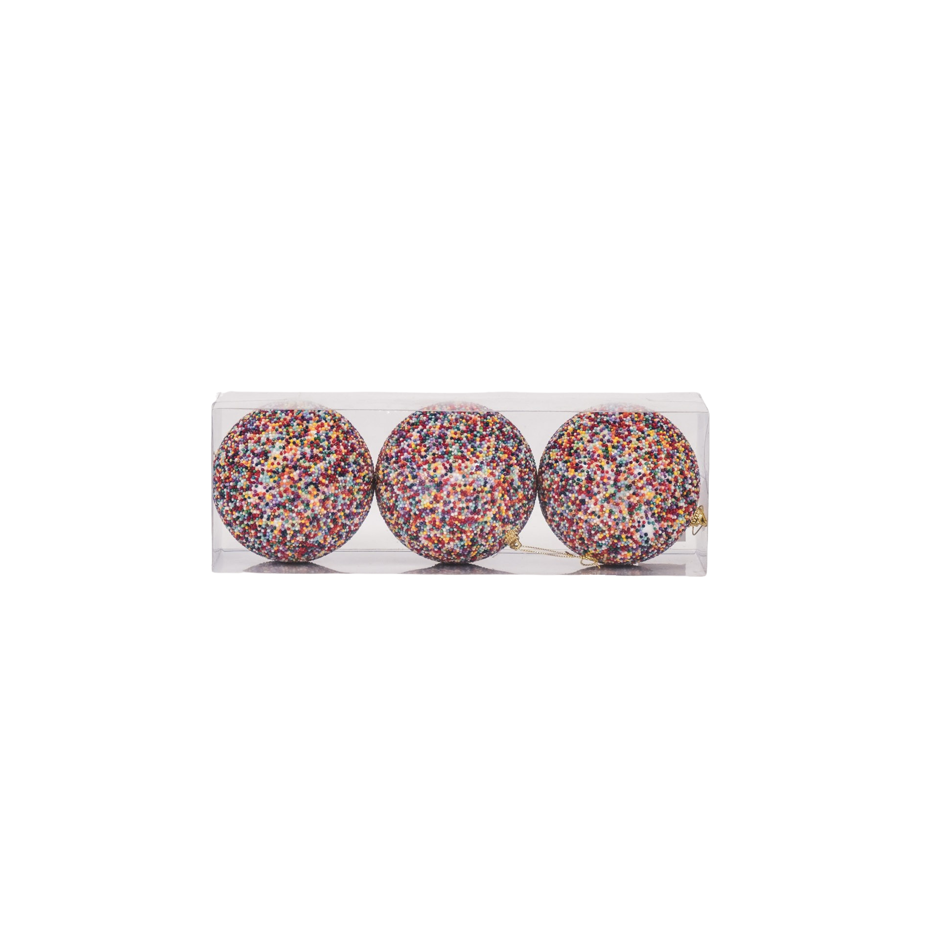 Kerst Hangers - Kerstballen - Foam -Disco Dip - S3- 8 cm